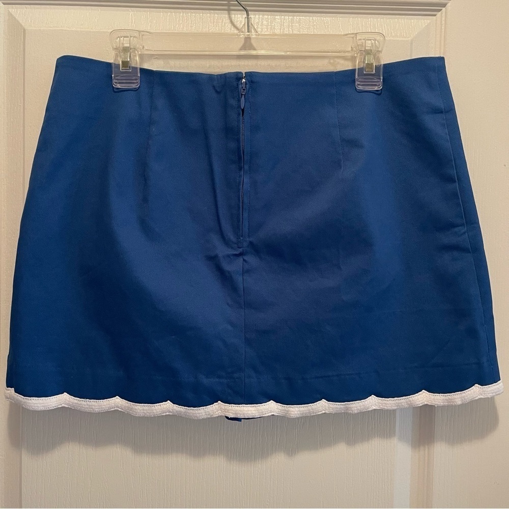 Lilly Pulitzer Michelina Mini Skort Barton Blue Size 12 - Picture 3 of 10